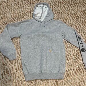 Carhartt Heather Gray Men's loose fit Hoodie NWOT